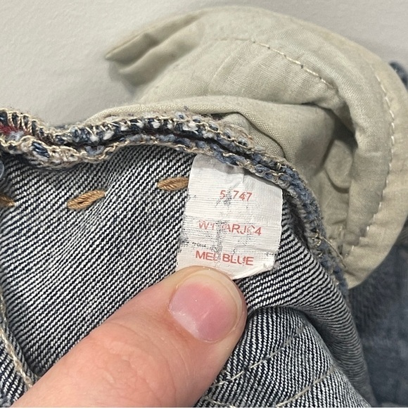 Mek Denim Darjeeling Cigarette Cut Jeans 25x34 Low Rise Y2K - Picture 11 of 11